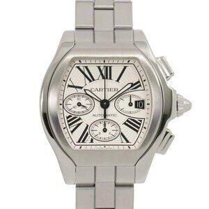 Cartier Roadster Chronograph W6206019 Date Automatic Silver Dial Mens 90250801